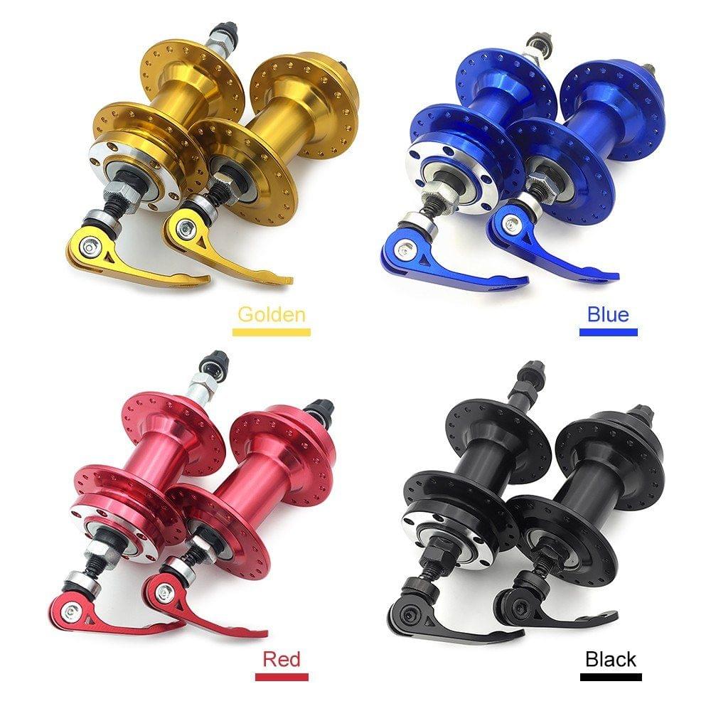 Bike Disc Brake MTB Casette Bearing Hub 36H Front Rear Hub Set with Quick Realse Lever Skewers Axle