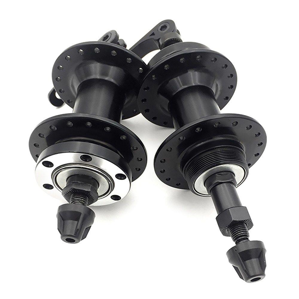 Bike Disc Brake MTB Casette Bearing Hub 36H Front Rear Hub Set with Quick Realse Lever Skewers Axle