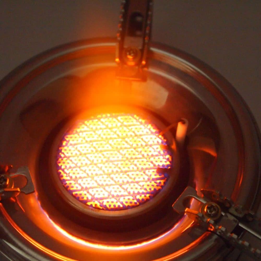 Outdoor Mountaineering Camping Cooking Big Power Windproof Gas Stove Head Butane Burner Infrared Heating Stove Split-Type 3500W