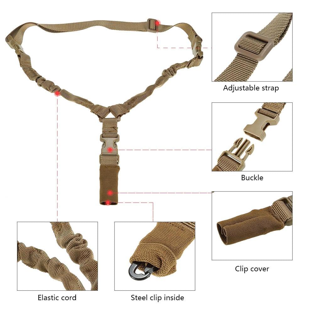 Docooler Military Tactical Safety One Point Outdoor Belt Carbine Sling Adjustable Strap