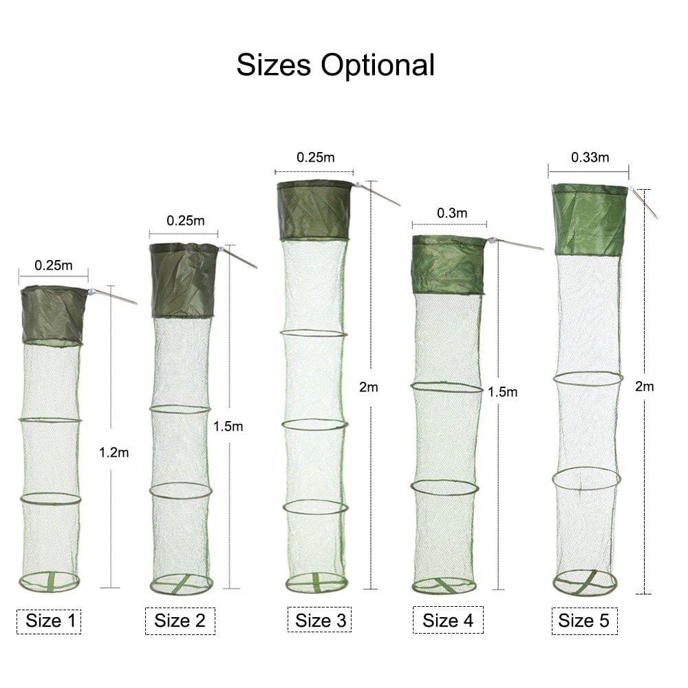 Portable Collapsible Mesh Fishing Net