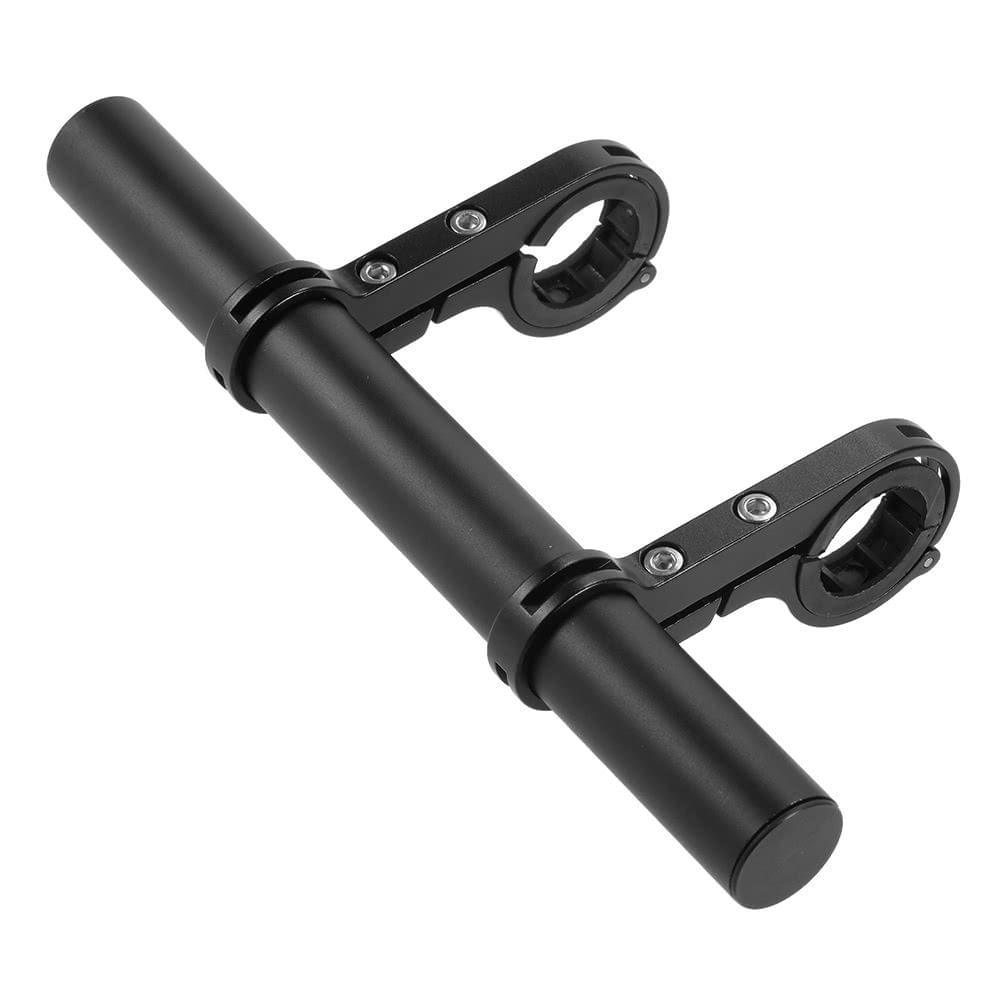 31.8mm 25.4mm Bicycle Bike Double Handlebar Extension Mount Aluminum Alloy Carbon Fiber Extender Mount Bracket Holder for Bicycle Light Flashlight Speedometer