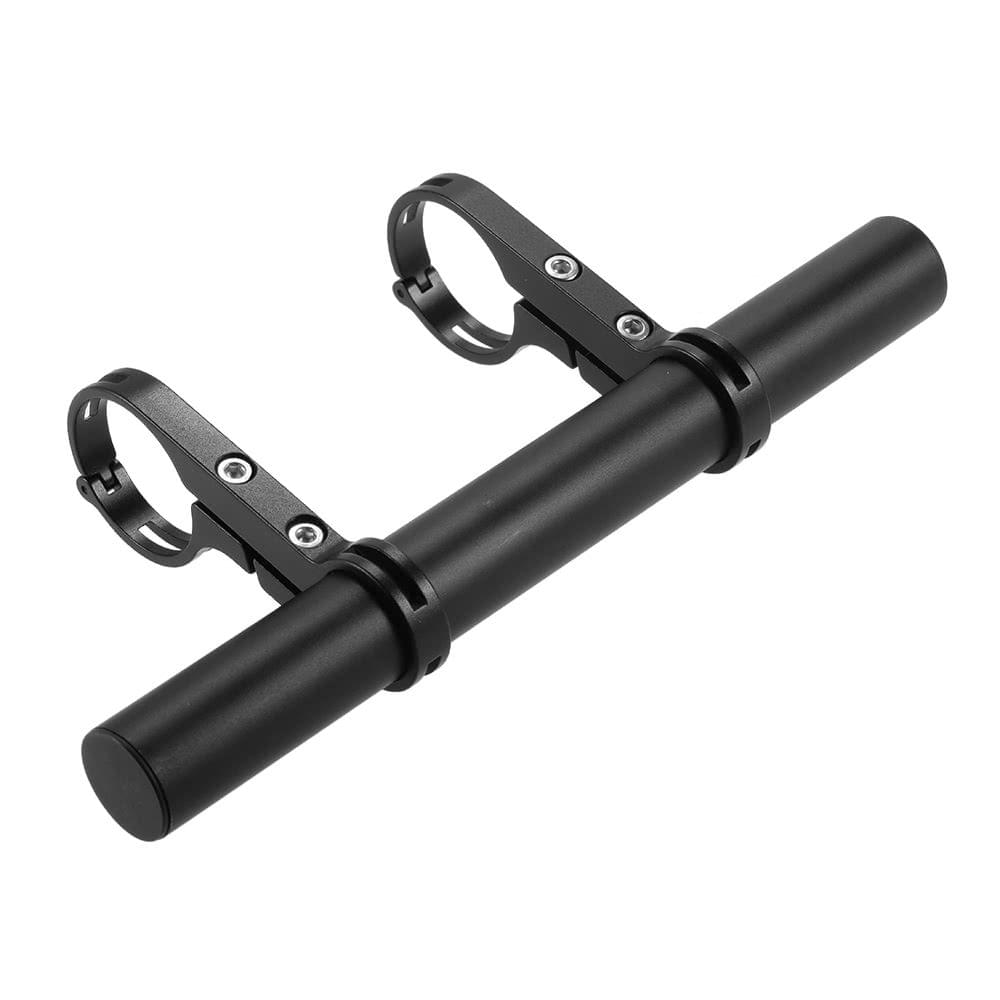 31.8mm 25.4mm Bicycle Bike Double Handlebar Extension Mount Aluminum Alloy Carbon Fiber Extender Mount Bracket Holder for Bicycle Light Flashlight Speedometer