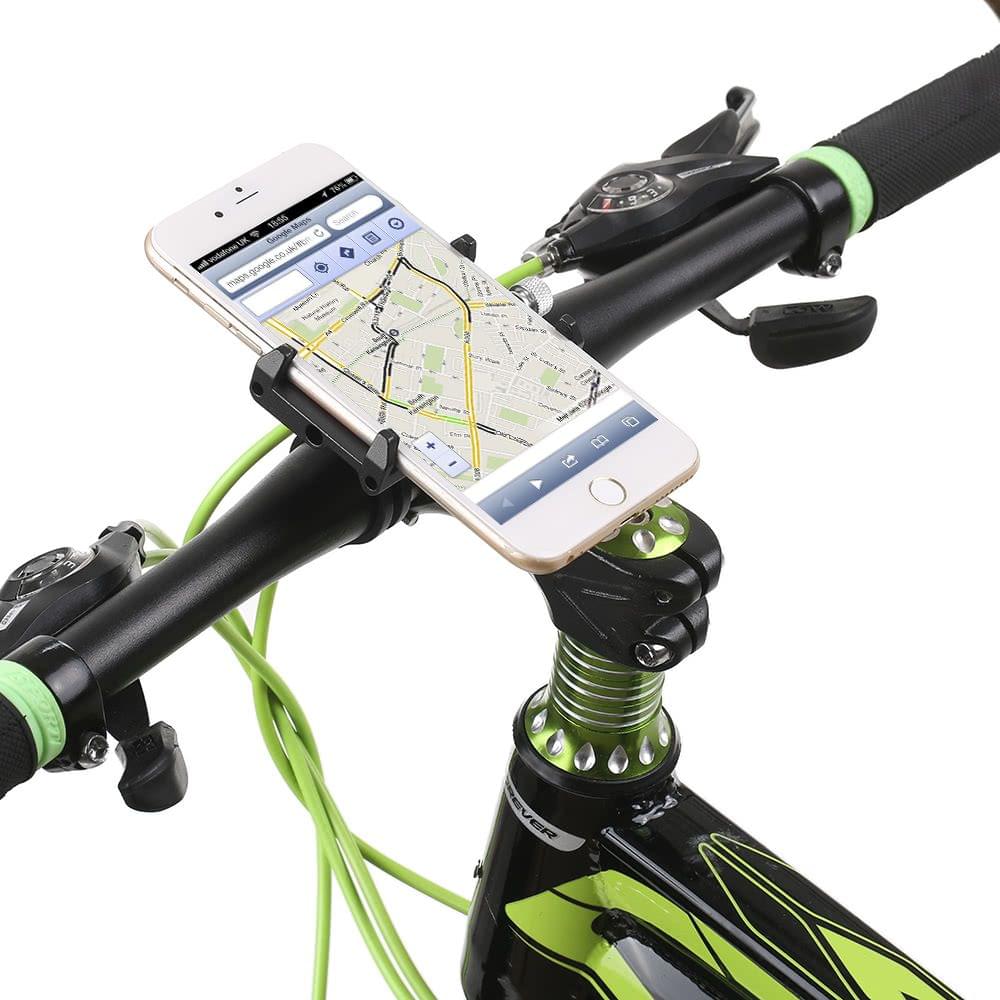 Mountian Bike Phone Mount Universal Adjustable Bicycle Cell Phone GPS Mount Holder Bracket Cradle Clamp