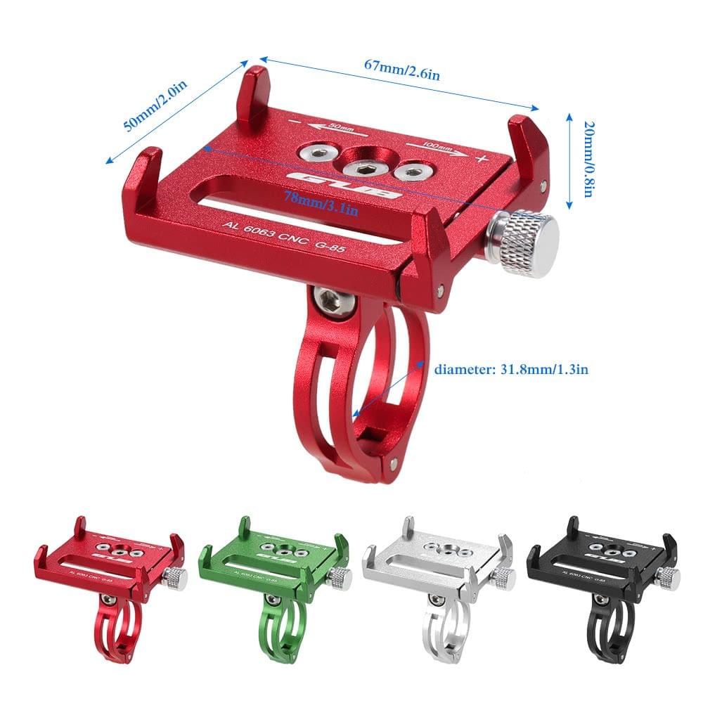 Mountian Bike Phone Mount Universal Adjustable Bicycle Cell Phone GPS Mount Holder Bracket Cradle Clamp