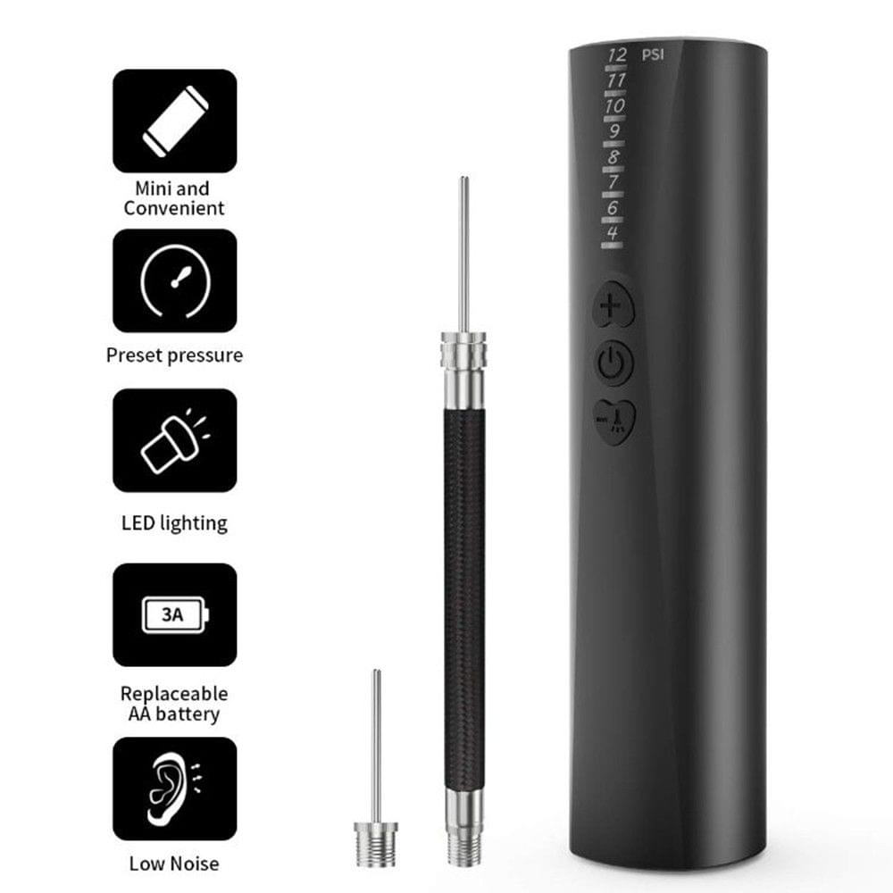 Portable Low Noise Automatic Electric Ball Air Pump With Needle And Nozzle