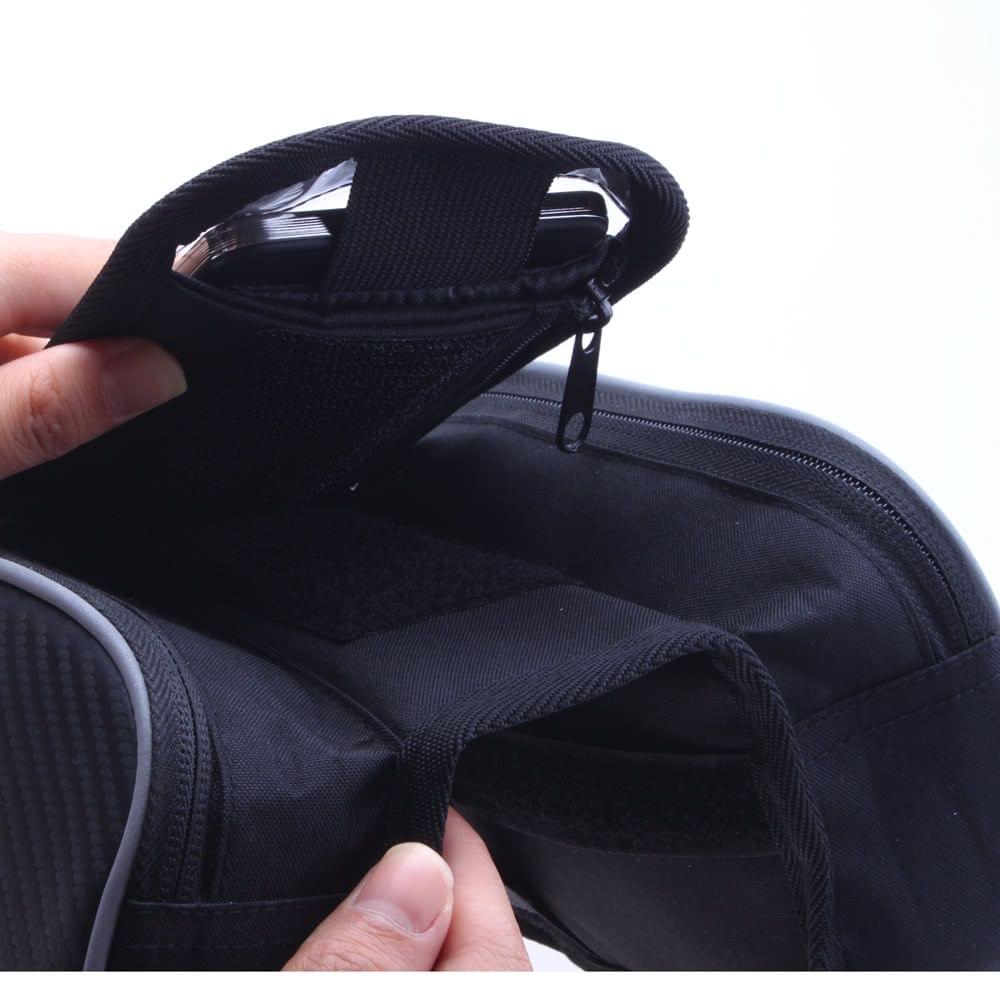 Roswheel Cycling Bike Bicycle Front Top Tube Frame Pannier Double Bag Pouch for 5.5in Cellphone 1.8L 12813L-A