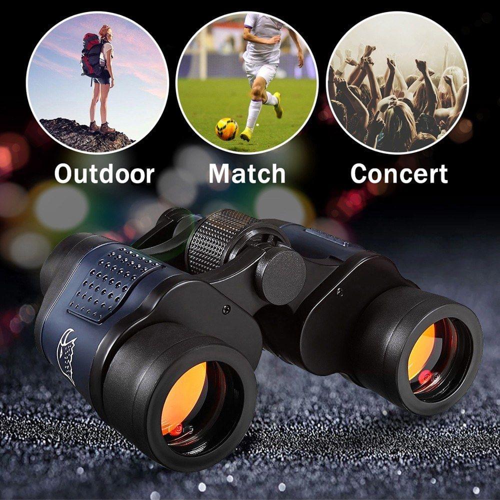 HD Day Night Vision Binoculars Telescope 60x60 3000M Outdoor Travel Hunting Anti-fog Coated Optics
