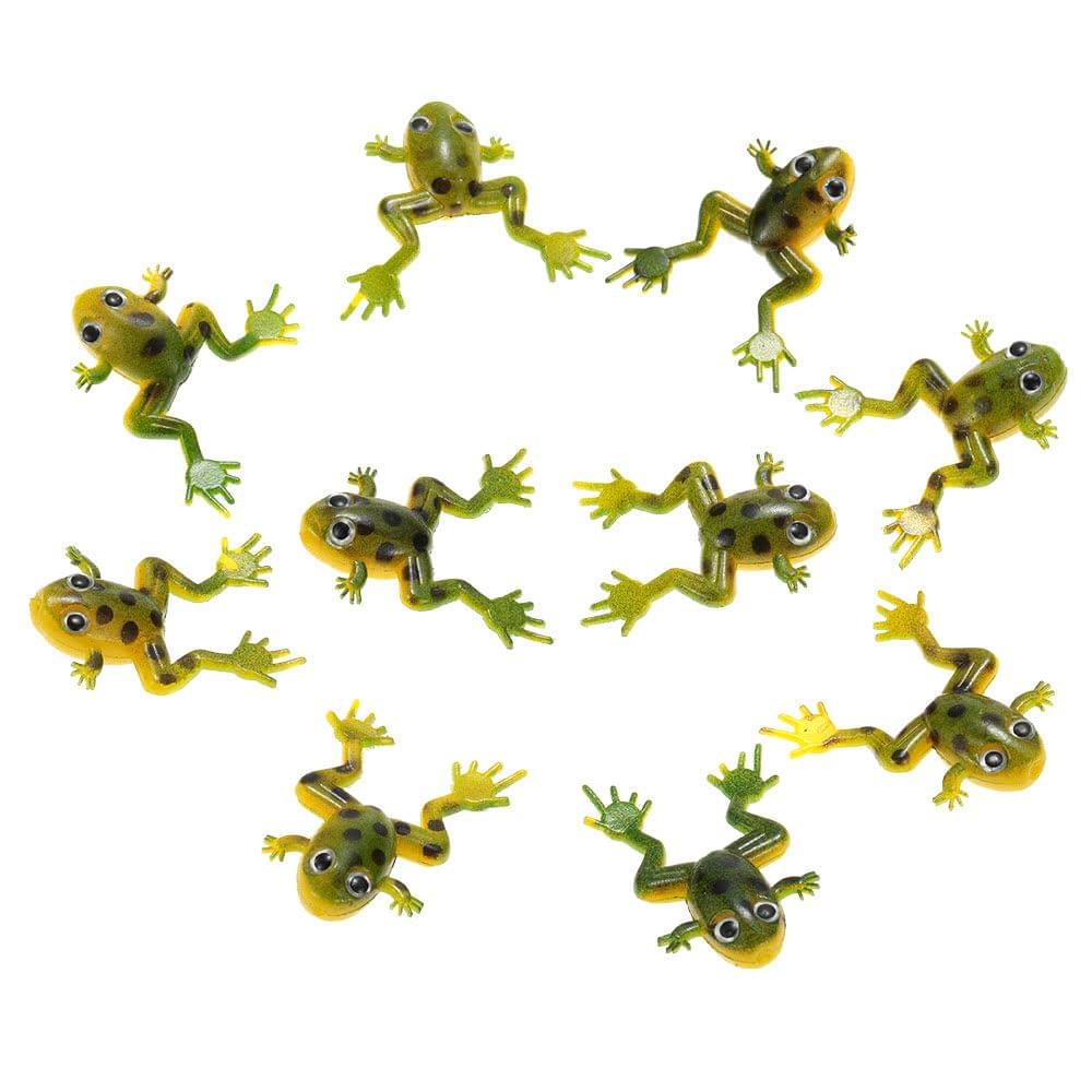 Lixada 10pcs Fishing Lure Fishing Tackle Lure Lures Mix Fishing Bait Fishing Lures Soft Lure