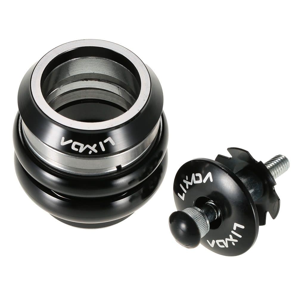 Lixada Bicycle Headset Bike Threadless External Headset Sealed Cartridge Bearings 1-1/8"