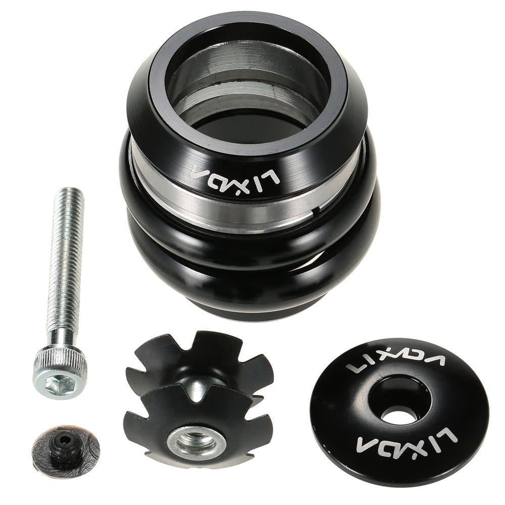 Lixada Bicycle Headset Bike Threadless External Headset Sealed Cartridge Bearings 1-1/8"