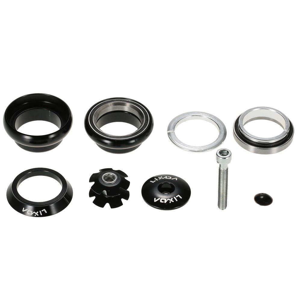 Lixada Bicycle Headset Bike Threadless External Headset Sealed Cartridge Bearings 1-1/8"