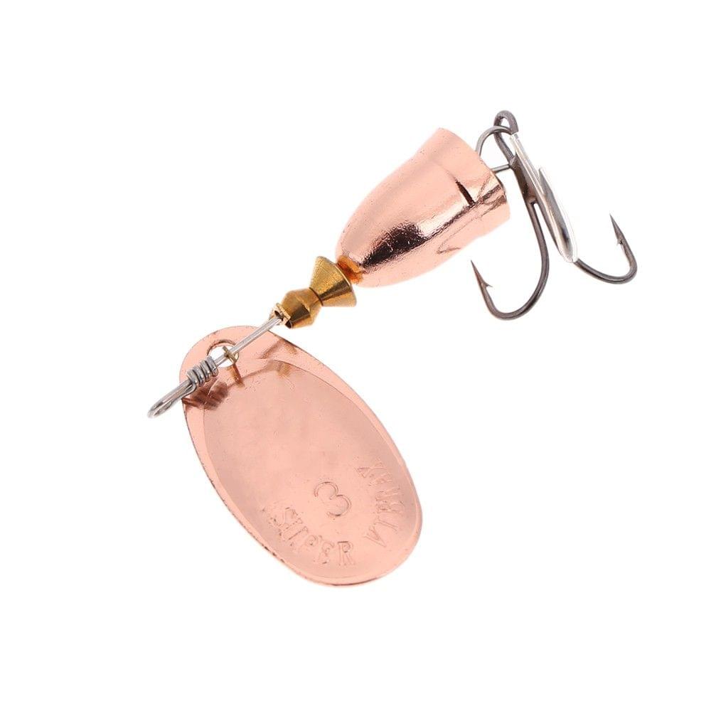 6cm 8g Fishing Lure Vibration Hard Bait Metal Spinner Spoon with Hook Fishing Tackle