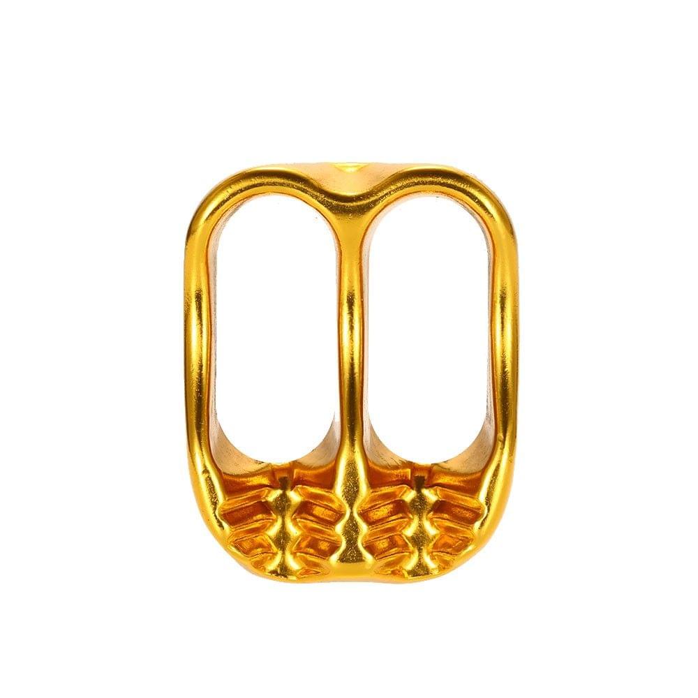 Lixada Double Slot ATC Belay Rappel Device Outdoor Rock Climbing Carabiners Abseiling Downhill Safety Ring Belay Device Climbing Equipment