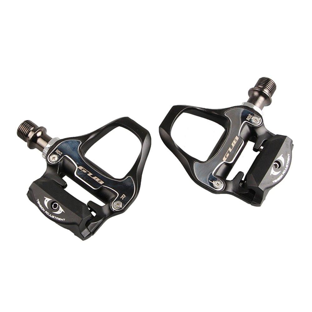 Road Bike Self-locking Pedals Lightweight Aluminum Alloy CR-MO Cycling Pedals