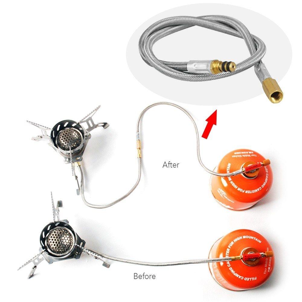 44cm Extension Tube Hose Gas Stove Adapter for Outdoor Camping Cylinders Tank