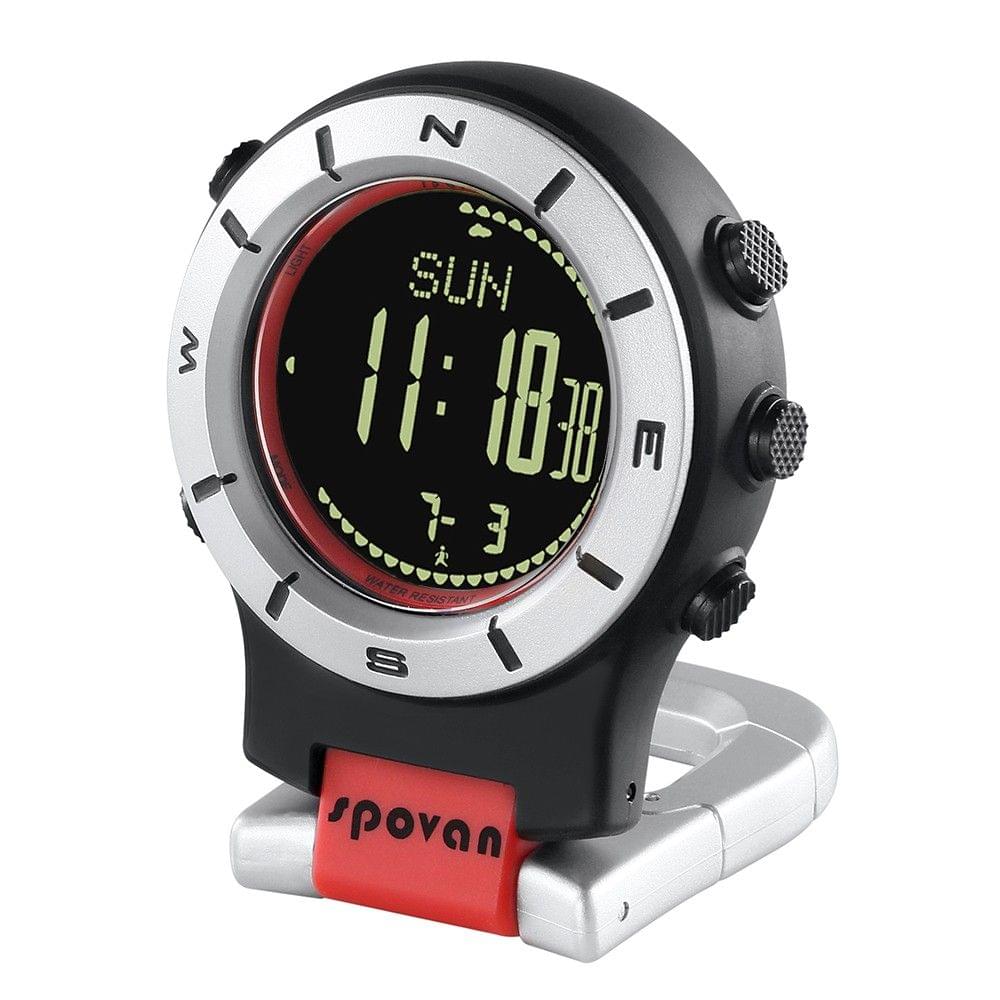Smart Watch Altimeter Barometer Compass LED Clip Watch Sports Watches Fishing Hiking Climbing Pocket Watch