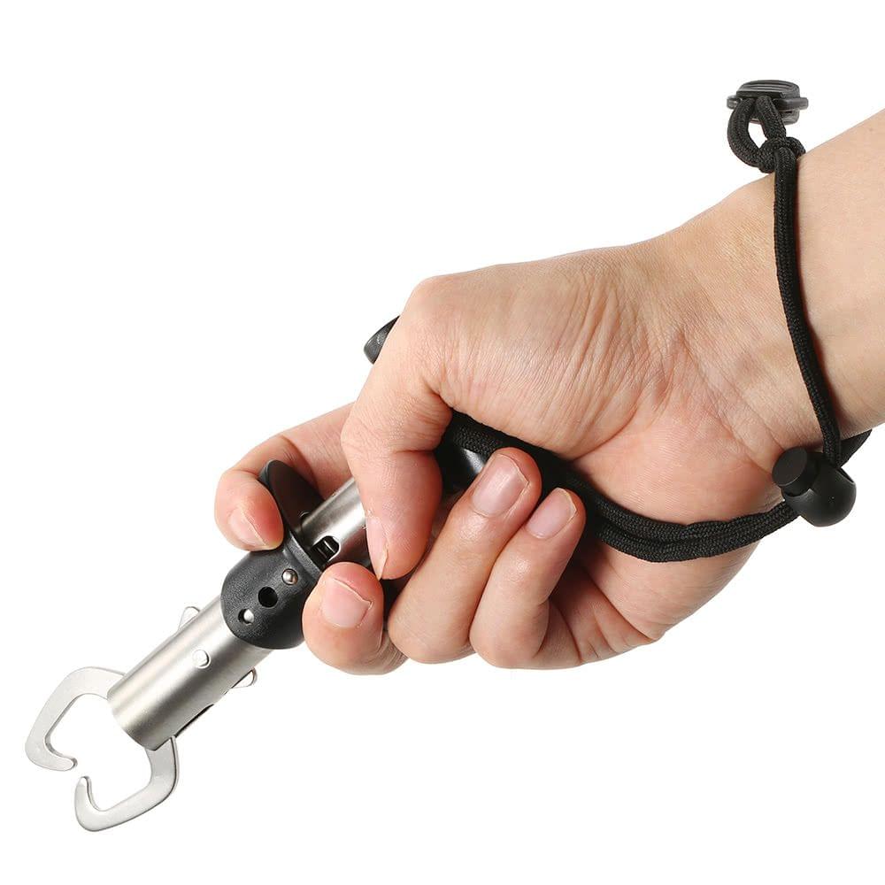Lixada Fish Lip Gripper Portable Stainless Steel Aluminum Alloy Cutter and TPR Handle Gripper