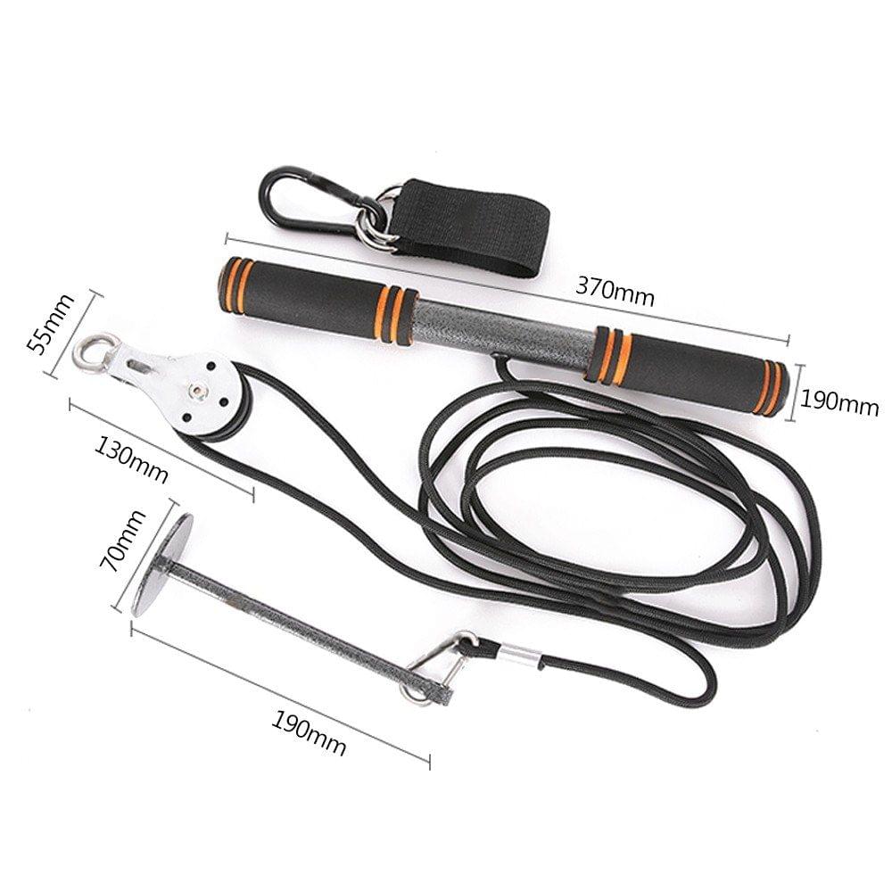 Fitness Arm Biceps Triceps Blaster Strong Power Stick Pull Rope