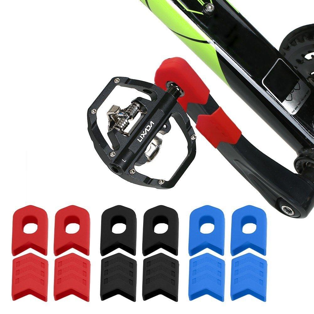 4Pcs Crank Protective Sleeves Bicycle Crankset Protector MTB Road Bicycle Cycling Crankset Crank Protective Sleeve Cover