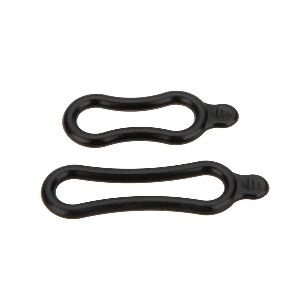 2Pcs Elastic Lightweight Rubber O Rings for Headlamp Bike Bicycle LED light