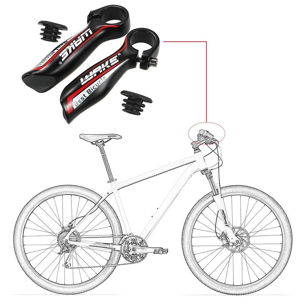 1 Pair Alumimun Alloy MTB Bar End Mountain Bike Handlebar End Bicycle Cycling Road Bike Parts 22.2MM Bike Bar End Grips