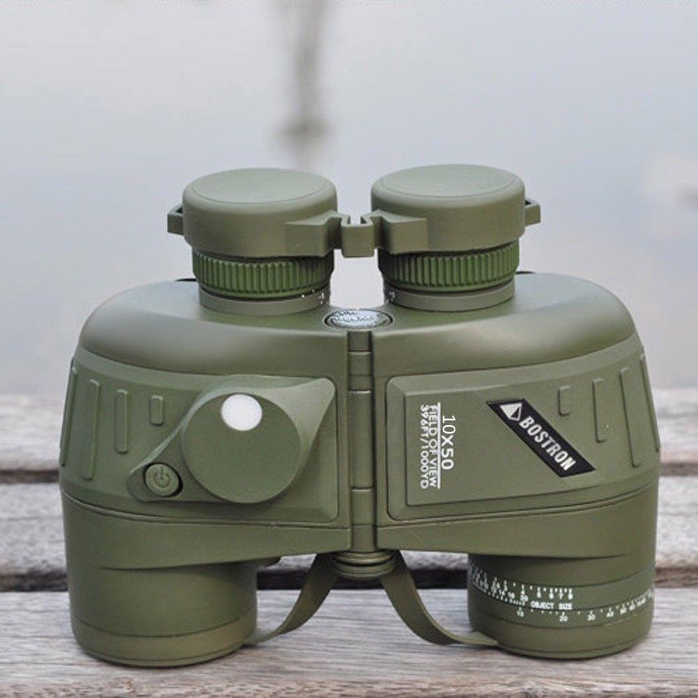 10X50 396FT/1000YDS Sports Military Optics Binocular Telescope Spotting Scope with Compass