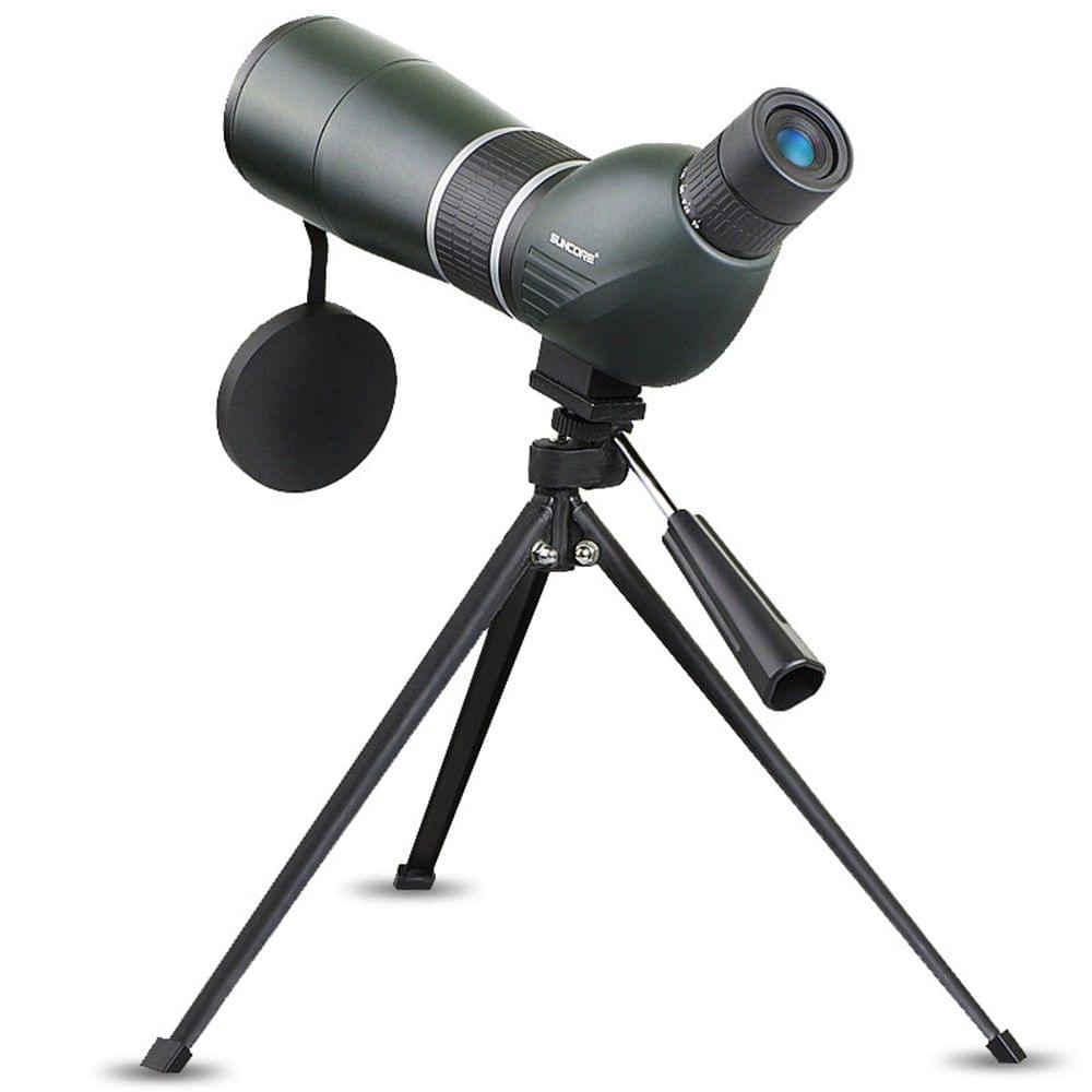 Spotting Scopes Monocular Telescope 15-45X60 Zoom Monocular 45 Degree Angled Telescope for Bird Watching Target Shooting with Portable Tripod