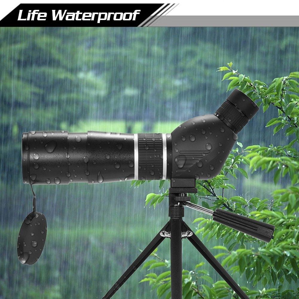 Spotting Scopes Monocular Telescope 15-45X60 Zoom Monocular 45 Degree Angled Telescope for Bird Watching Target Shooting with Portable Tripod