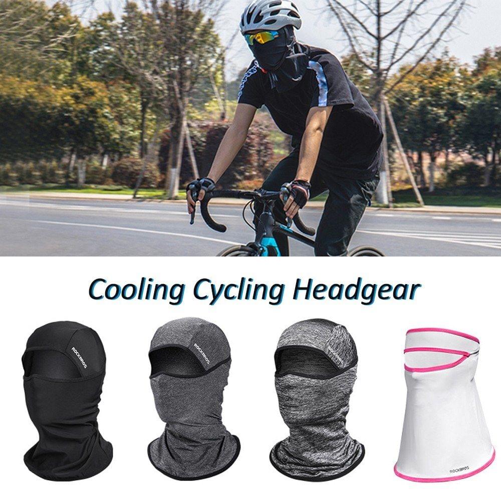 Cycling Face Mask Motorcycling Neck Warmer Hood Cooling Riding Head Wrap Ice Silk Sunlight Protection Cycling Headgear