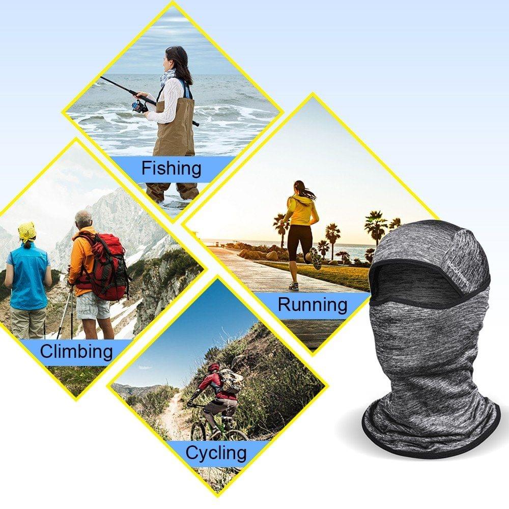 Cycling Face Mask Motorcycling Neck Warmer Hood Cooling Riding Head Wrap Ice Silk Sunlight Protection Cycling Headgear