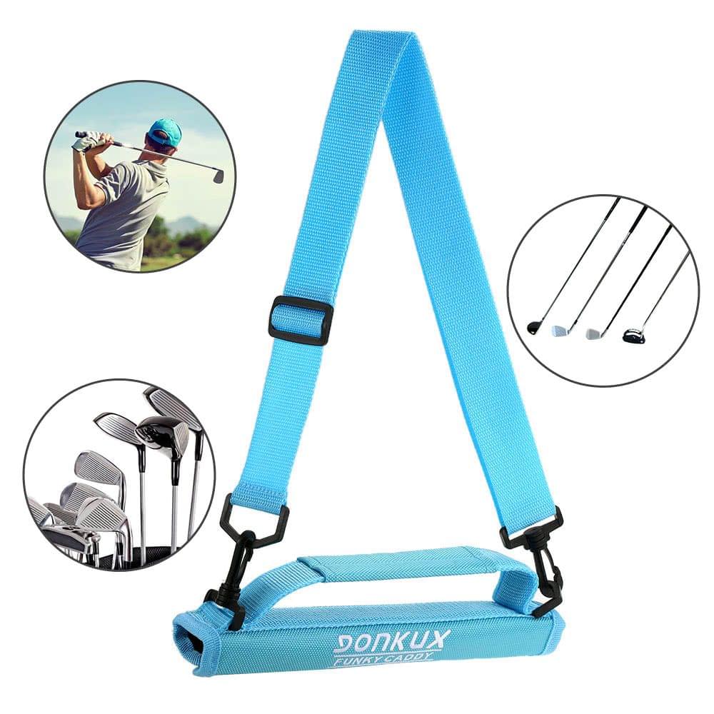 Portable Golf Club Carrier Lightweight Golf Club Bag Nylon Club Carrier Sleeves with Shoulder Strap