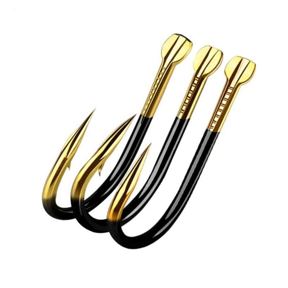 10pcs/pack Barbed Colored Tungsten Alloy Bulk Fishing Hook