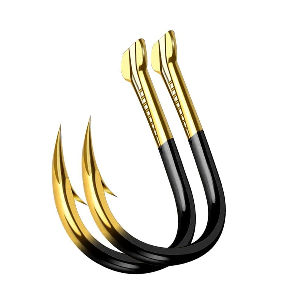 10pcs/pack Barbed Colored Tungsten Alloy Bulk Fishing Hook