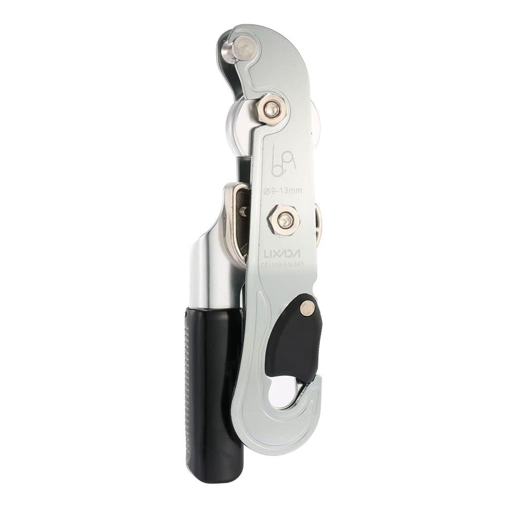Lixada Self-braking Stop Descender for Single Rope Rock Climbing Caving Rigging Rescue