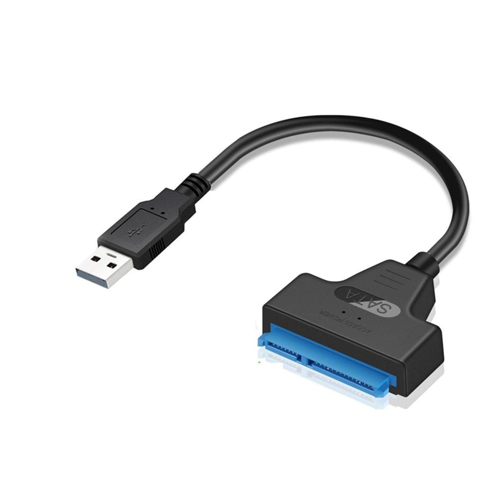 USB 2.0 to SATA Adapter Converter Cable 22Pin Drive Free 2.5" SATA HDD SSD for Laptop