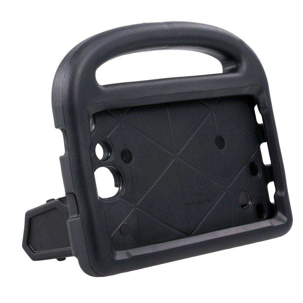 Protective EVA Case for Samsung 7inch Tab Silicone Shockproof Handle Case Screen Protector for Kids (Black)