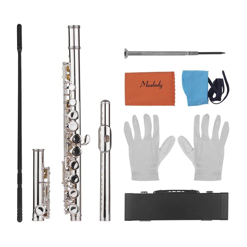 Muslady Woodwind Instrument 16 Holes Closed Hole Flute
