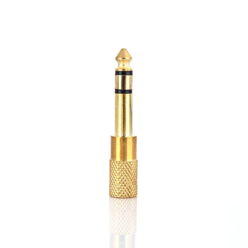 Audio Jack Adapter Convertor Stereo Plug Socket for Electric Guitars Microphone Headphone 6.5mm Male 3.5mm Female