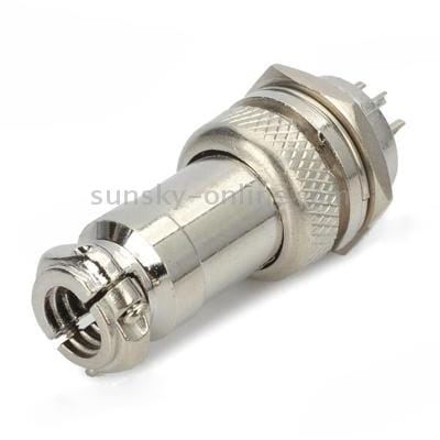 DIY 16mm 7-Pin GX16 Aviation Plug Socket Connector