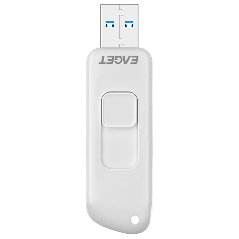 Eaget F66 Cartoon 32G U Disk Portable USB3.0 Flash Drive High-Speed Transmission Painted Memory Stick - White
