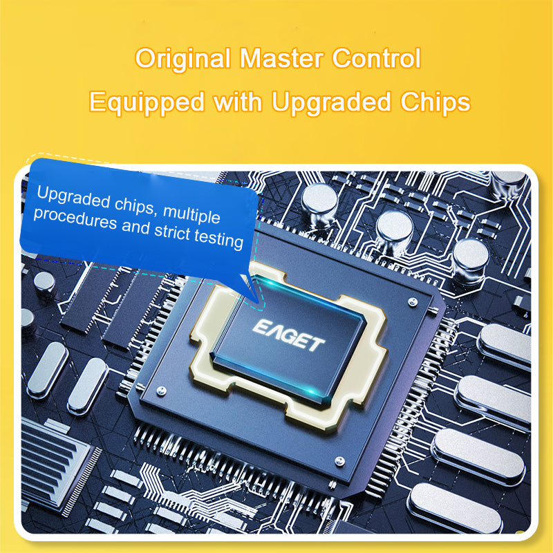 Eaget F66 Cartoon Painted 64G U Disk USB3.0 Flash Drive High-Speed 120MB/S Data Transfer Memory Stick - White