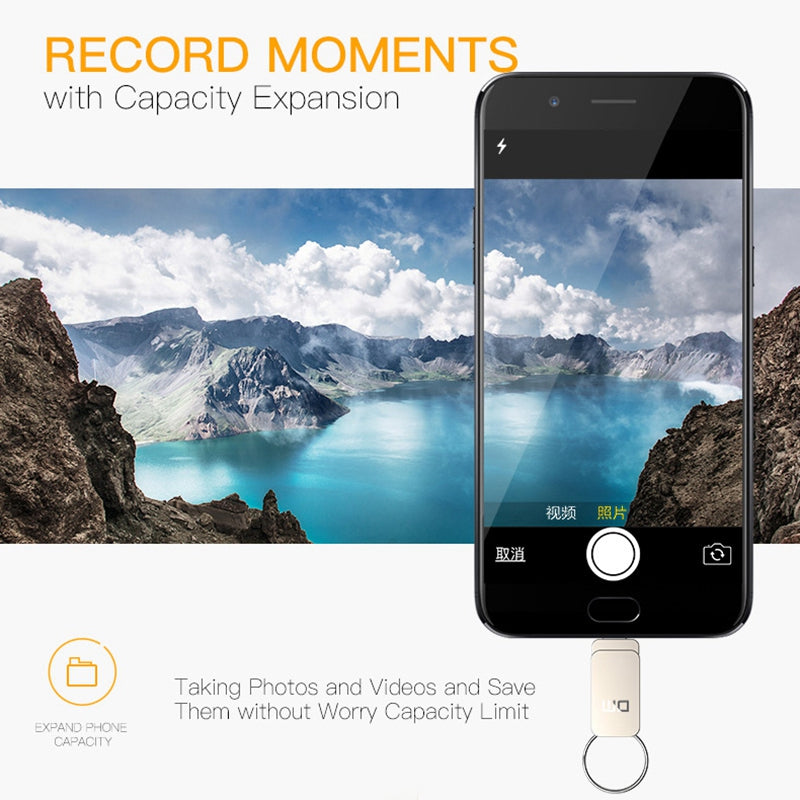 DM PD020 32GB USB Flash Drive Micro USB + USB2.0 Metal OTG Pendrive High Speed USB Memory Stick U Disk