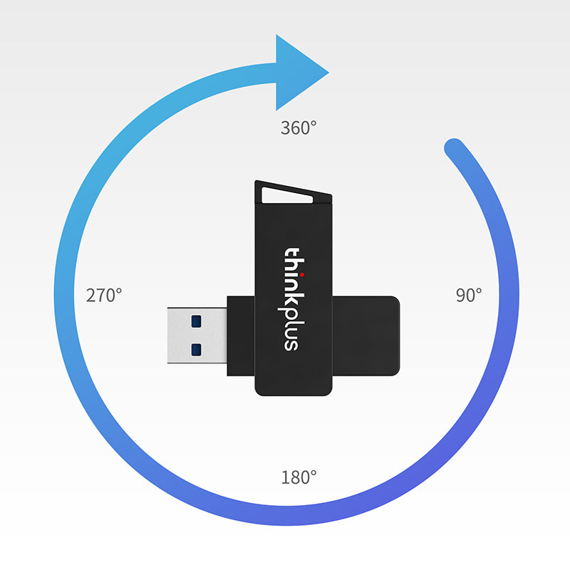 Lenovo Thinkplus MU241 16G High-speed USB 3.0 Data Storage Thumb Stick Rotating Design USB Flash Drive