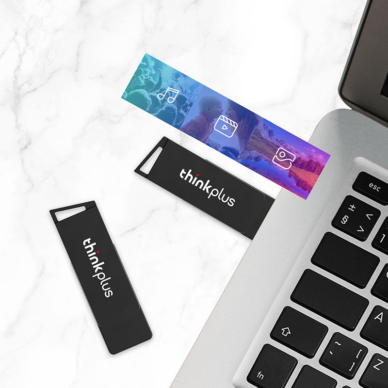 Lenovo Thinkplus MU241 256G Large Capacity Data Storage Thumb Stick Rotating USB 3.0 High-speed USB Flash Drive