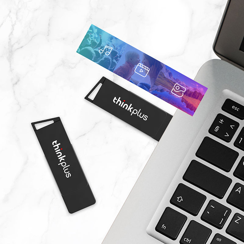 Lenovo Thinkplus MU241 32G Data Storage Thumb Stick Rotating Design High-speed USB 3.0 Flash Drive