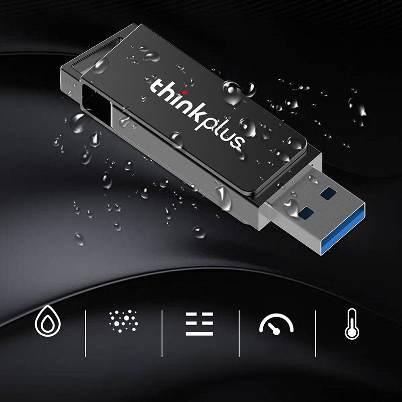 Lenovo Thinkplus MU241 32G Data Storage Thumb Stick Rotating Design High-speed USB 3.0 Flash Drive