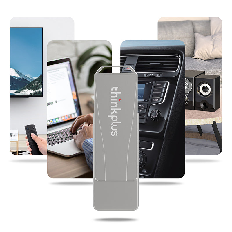 Lenovo Thinkplus MU242 64G Zinc Alloy Rotatable USB Flash Drive Computer Laptop USB3.0 U-disk