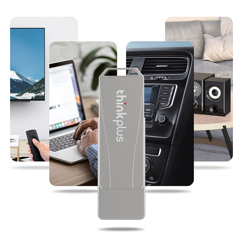 Lenovo Thinkplus MU242 32G Rotatable Zinc Alloy USB Flash Drive Computer Laptop High Speed U-disk