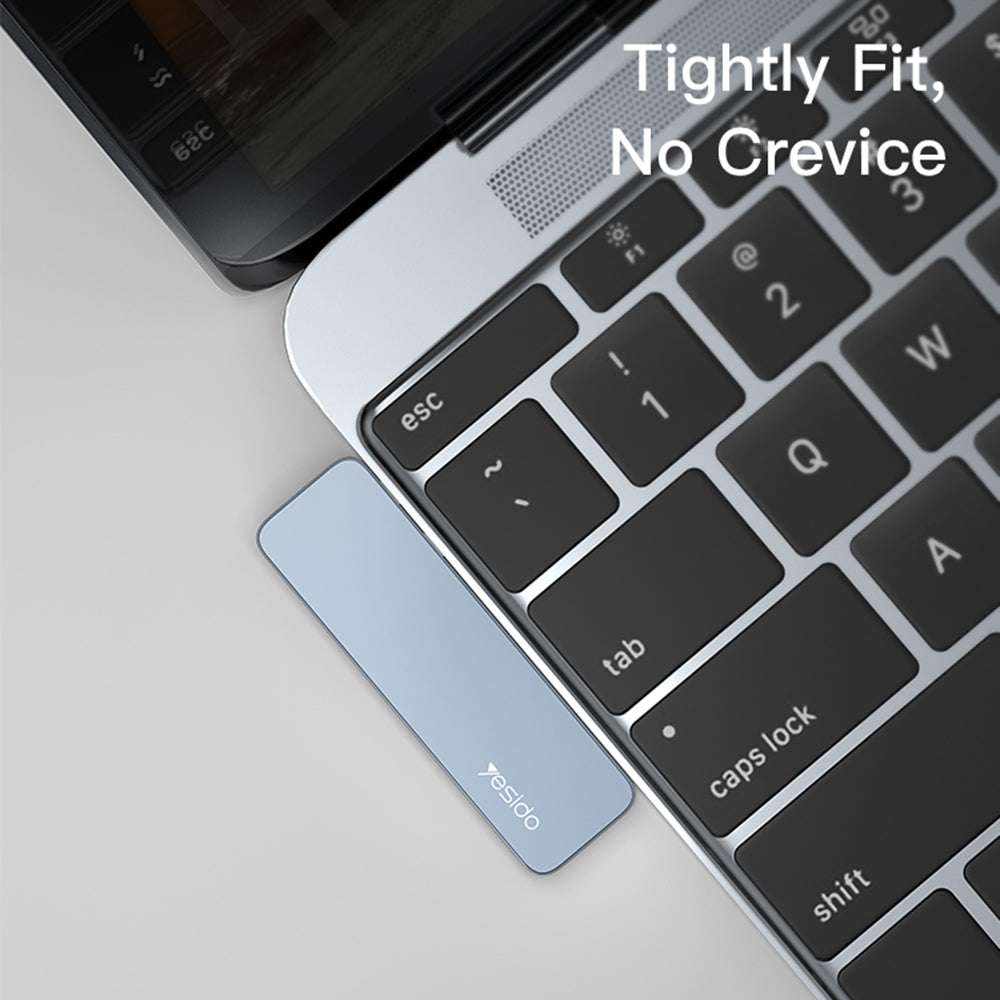 HB10 Dual Type-C Hub Splitter 6-in-1 USB3.0 TF/Memord Card Reader PD Adapter Notebook Docking Station